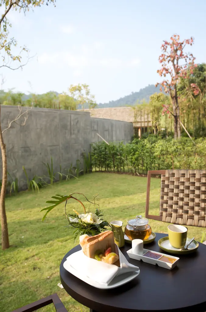 Well-appointed suite interior offering privacy, comfort, and refined luxury for Chiang Mai travelers.