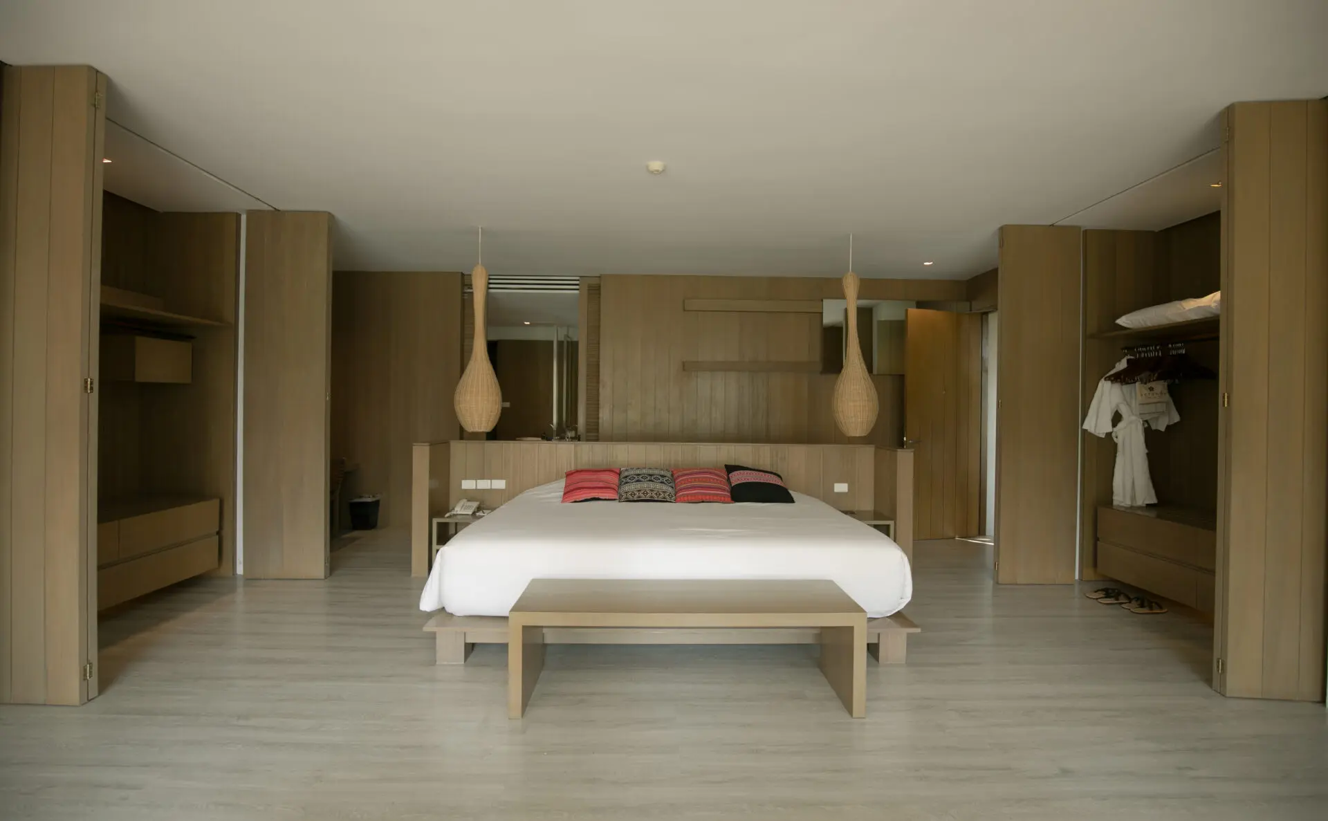 Bright interior with soft natural lighting and serene views of Chiang Mai’s hills.