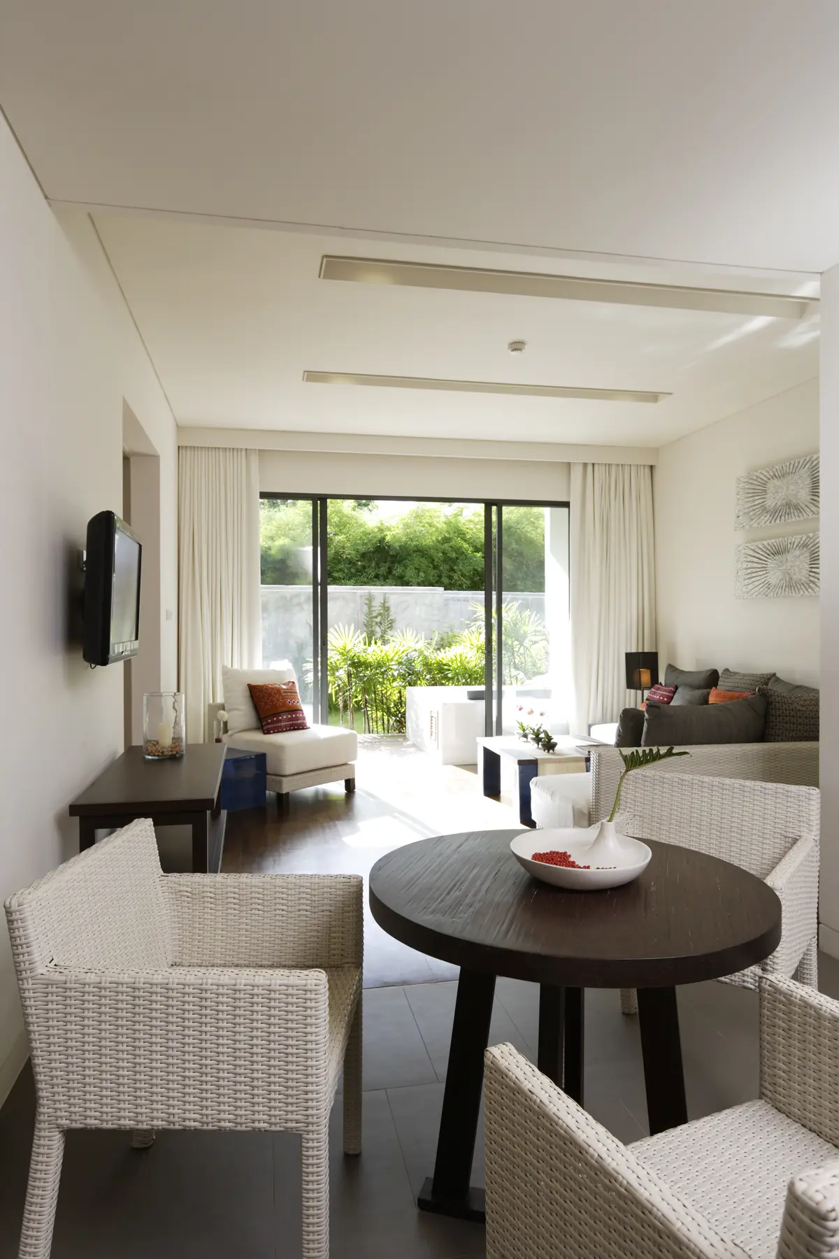 Luxury 1-Bedroom Suite with elegant décor and serene mountain ambience at a 5-star Chiang Mai resort.