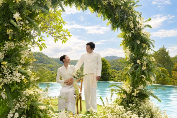 Thai Wedding Package ceremony at Veranda High Resort Chiang Mai