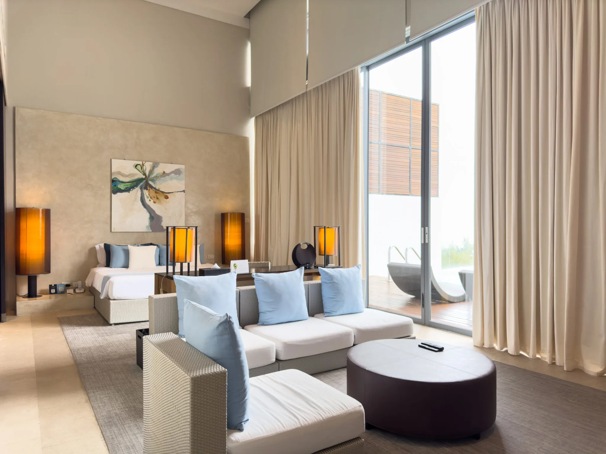 Hua Hin Cha Am 1 bedroom villa with rooftop sky pool and ocean panorama