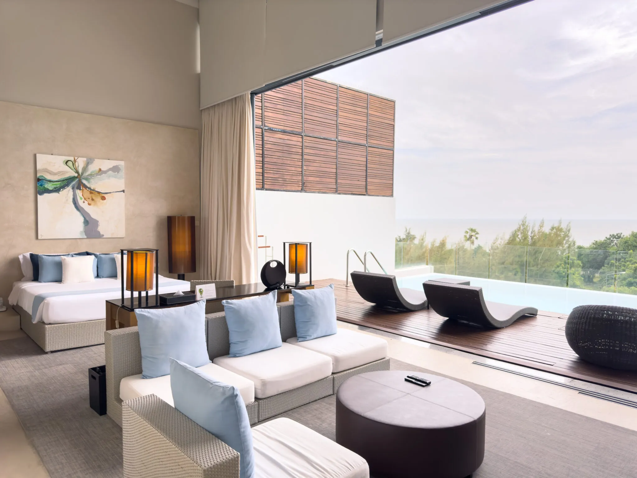 Elegant Hua Hin Cha Am sky pool villa offering private pool and tropical ambiance