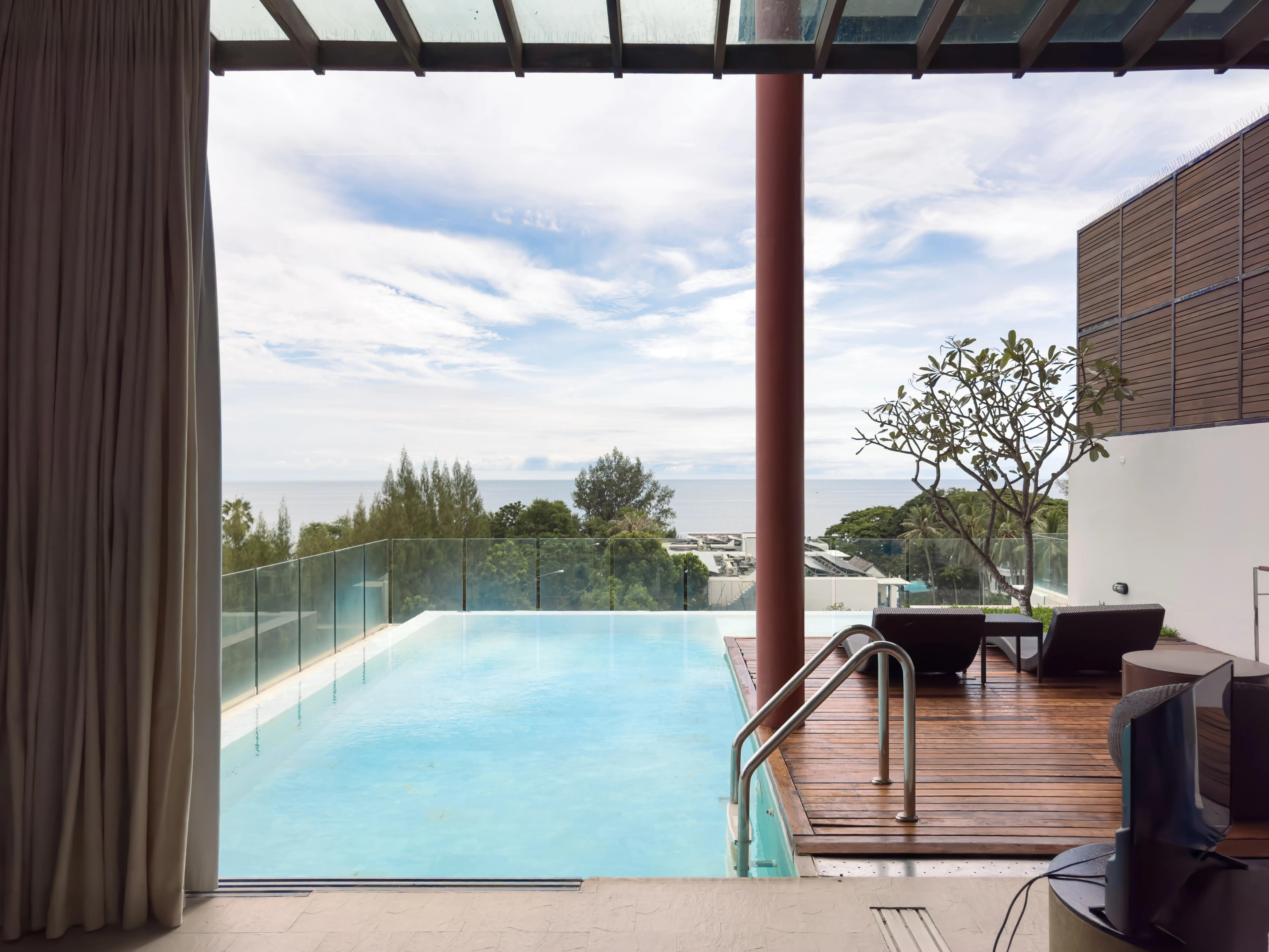 Spacious Hua Hin Cha Am 2 bedroom sky pool villa designed for private relaxation