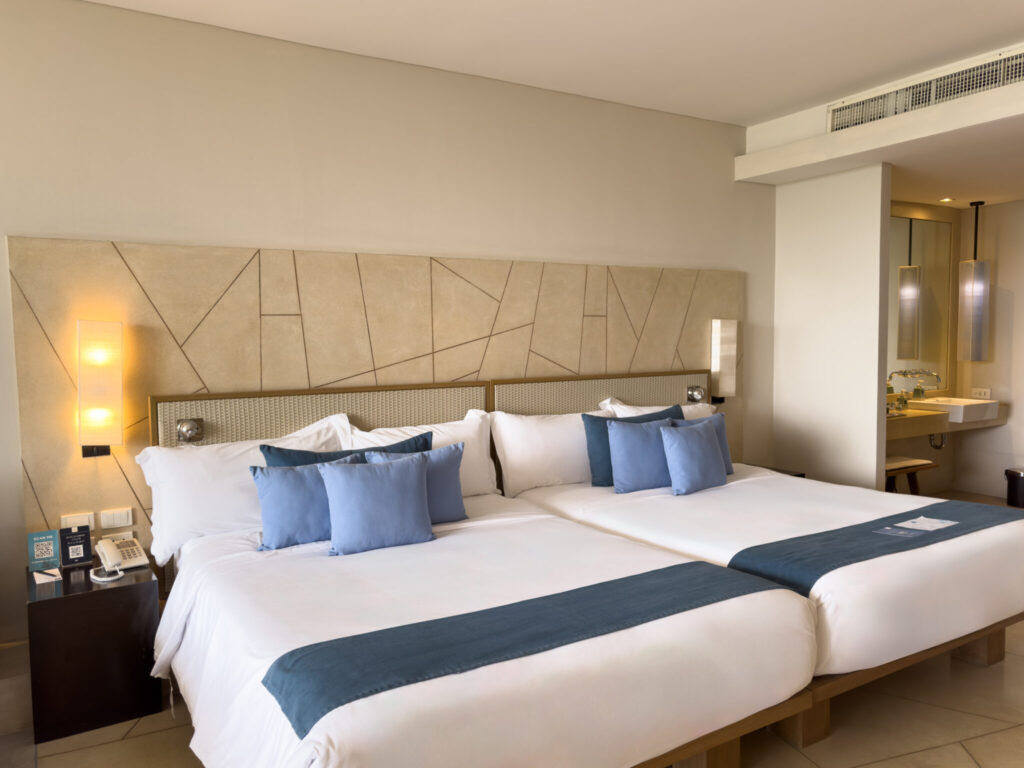 Elegant Hua Hin Cha Am beach hotel with spacious bathroom and bathtub