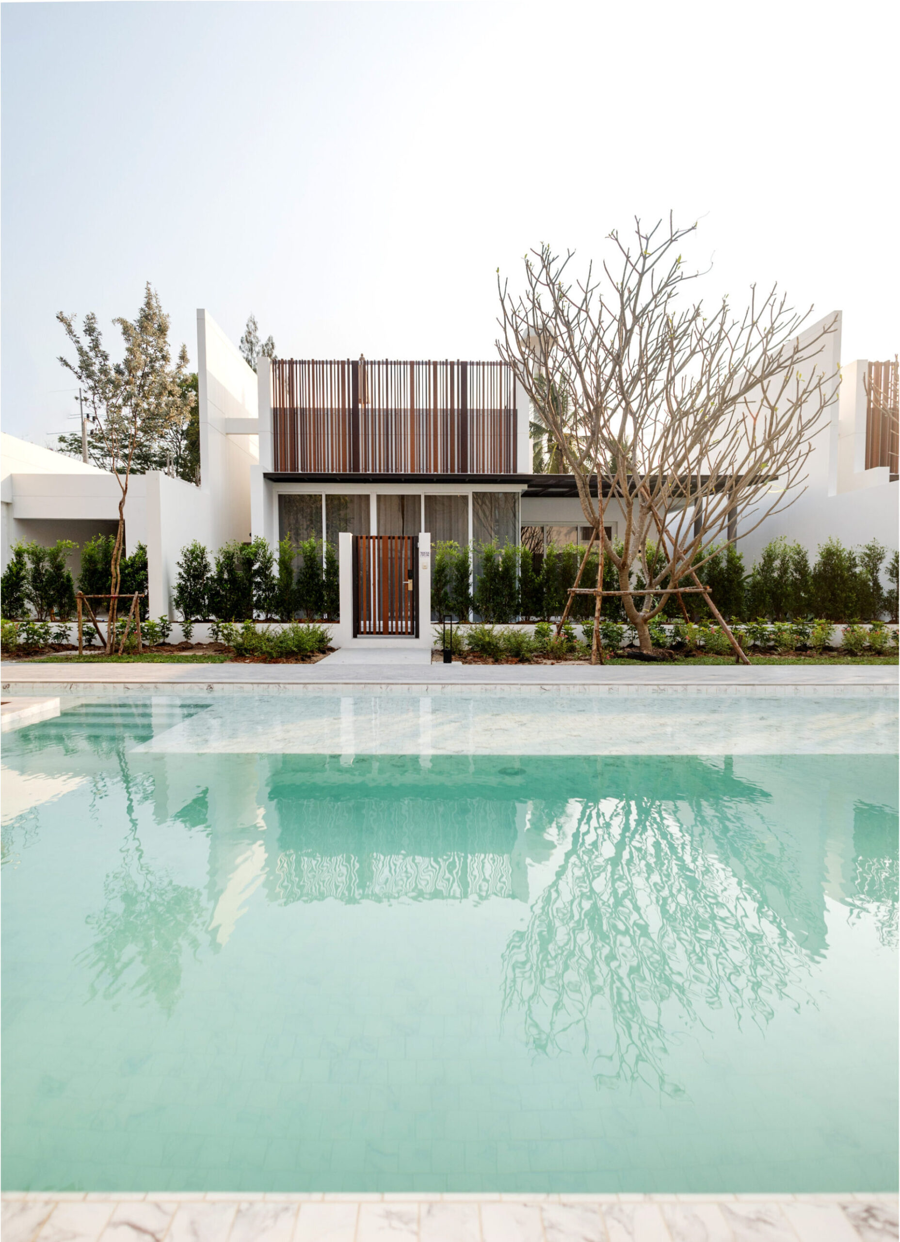 Beachfront 2 bedroom pool villa Hua Hin Cha Am with direct sea breeze access