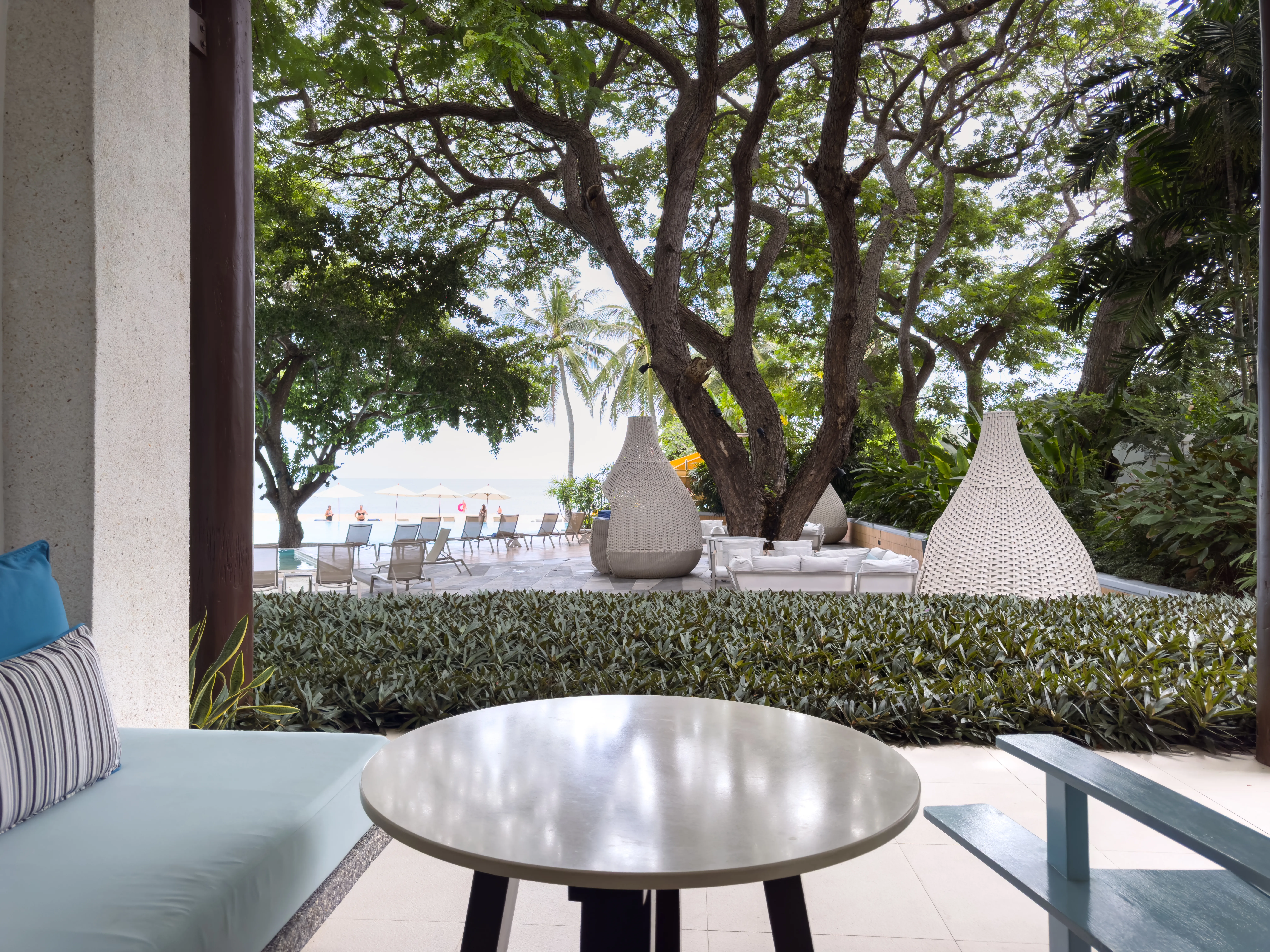 Ocean view suite Hua Hin Cha Am with private balcony overlooking the sea