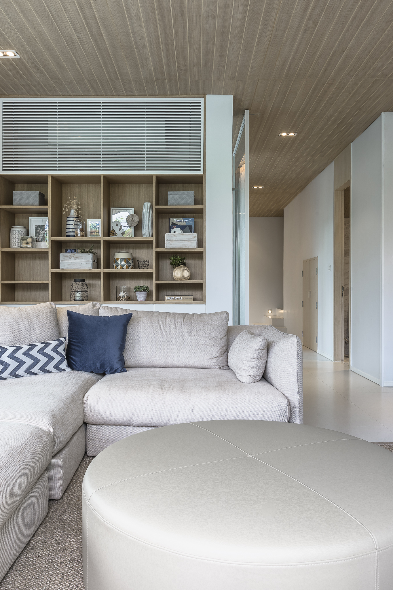 Relaxing villa layout that connects bedrooms, living space, and pool area seamlessly.